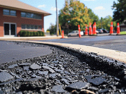 Ремонт кромки и бордюров территории парковки